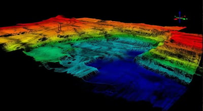 3D Point cloud of mining site
