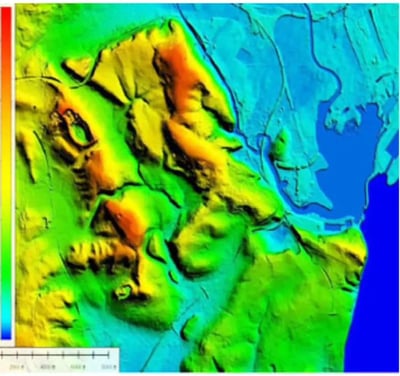DTM map